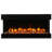 Amantii TruView Slim Electric Fireplace, 3 speed mortor, wifi enabled, 3 sided glass, built-in-726269874