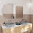 Three Door Steel Frame Pill Shape Medicine Cabinet-90628719