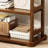 Solid Wood Floor-Standing Heavy-Duty Coat Rack, Double-Layered With Four Hooks, Suitable For Hanging Clothes, Bags, And Hats; Ideal For Entryways, Bedrooms, And Hallways.-344595859