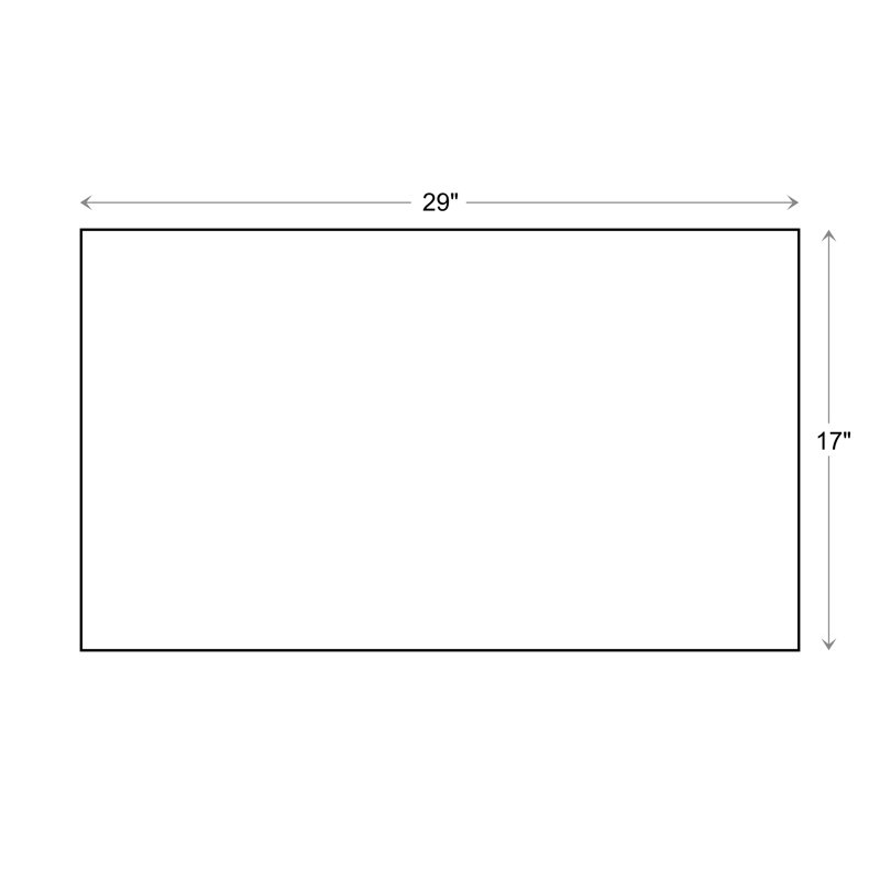 Paillasson Cow, L 17 po x L 29 po
