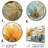 Deville - Abstract Botanicals Metal Wall Decor Set
