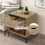 48cm W Manufactured Wood Bedside Table