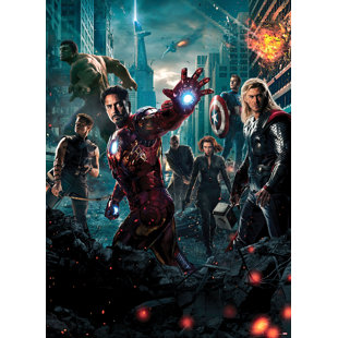 Avengers 184cm x 254cm Matte Wall Mural