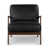 Black Genuine Leather