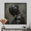 Art mural gris Robot majestueux - Robots-611811360-708778863