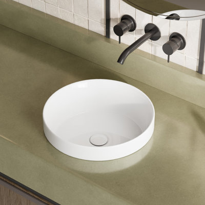 Lavabo vasque en céramique semi-encastré Los Flexi