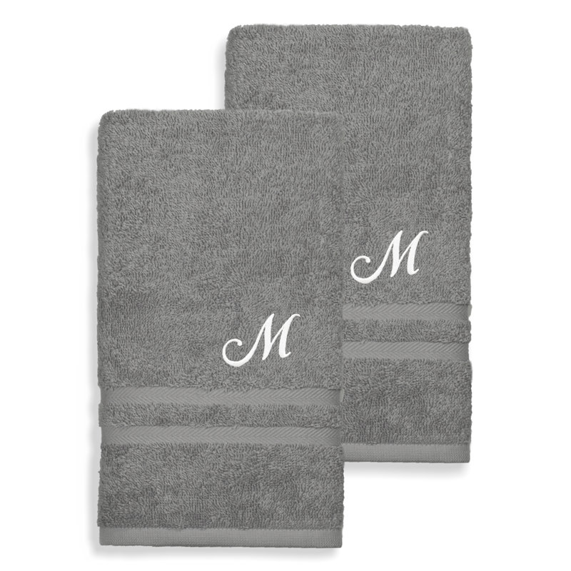 Denzi 100% Cotton Hand Towel, M, Dark Grey