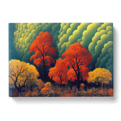 XXX-H1022-WF-8454X Stupendous Autumn Forest - Wrapped Canvas Print
