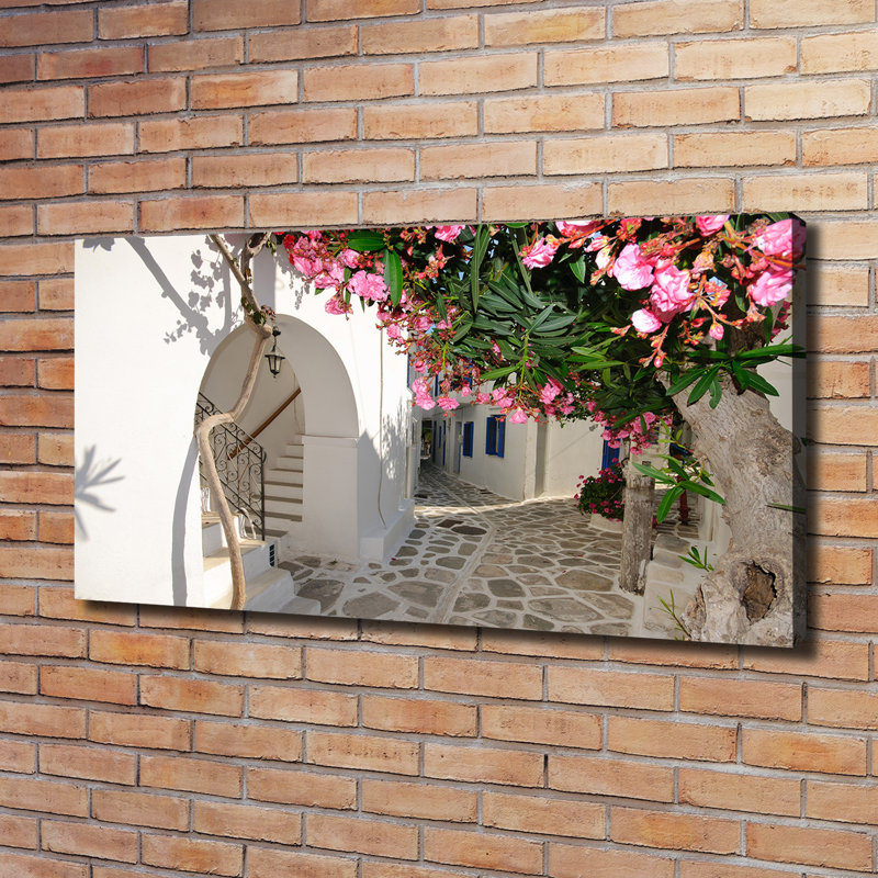 Charming Streets - Wrapped Canvas Print