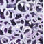 Toile abstraite avec cercles mauves abstraits | Décoration murale de chambre à coucher