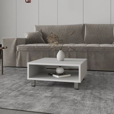 Table basse Burley, salon, blanc