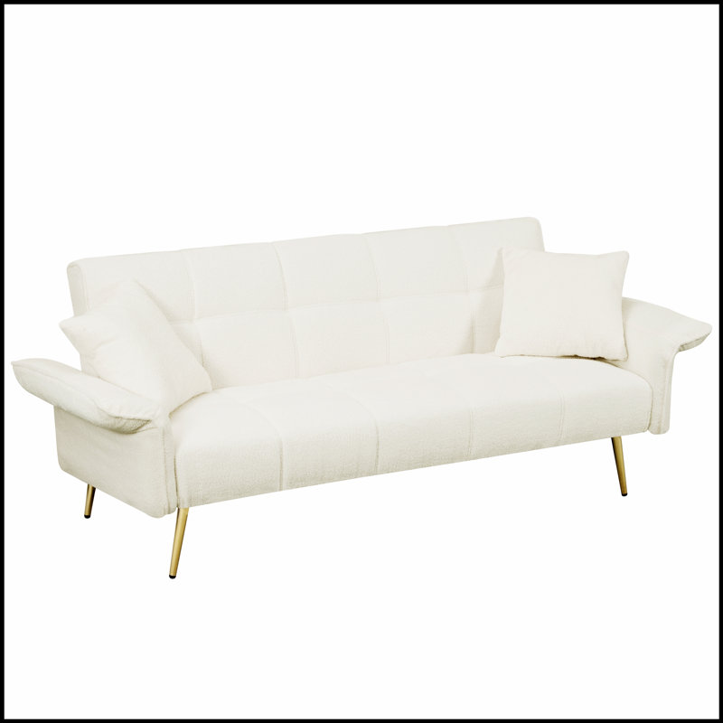 Canapé-lit réglable et multifonctionnel avec structure durable pour un confort restreint et polyvalent, parfait pour les appartements et les studios.