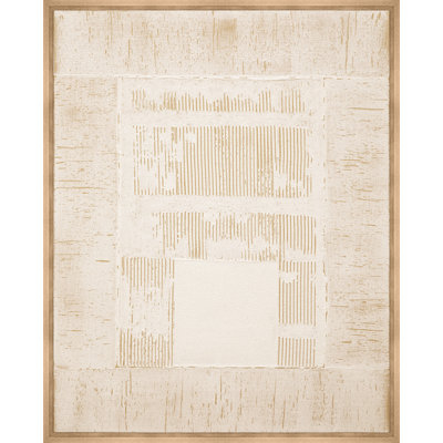 «Egret I» par Kate Marker, peinture sur toile à cadre flottant