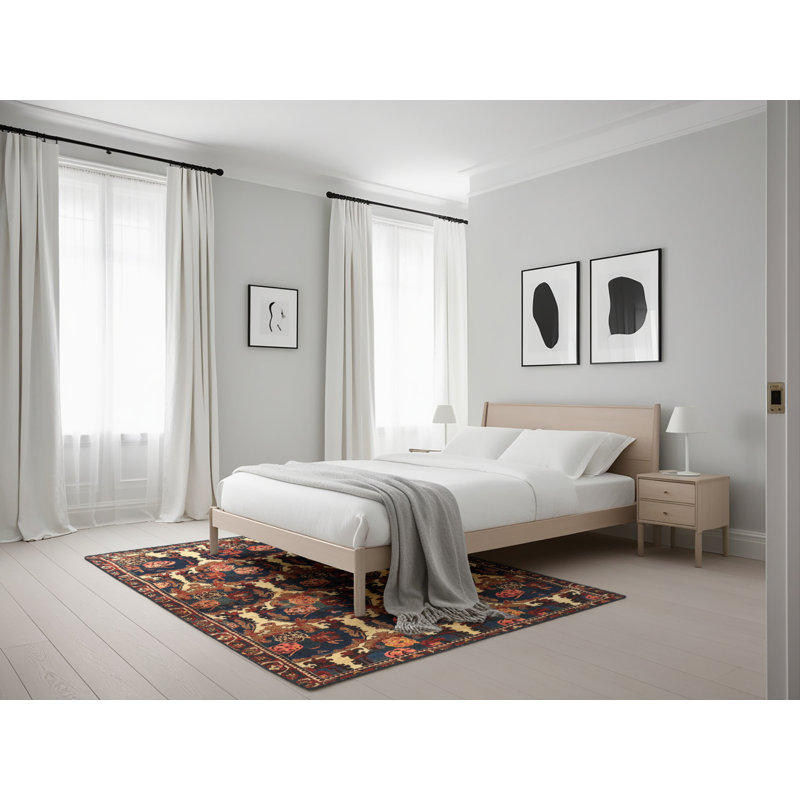 Oriental Indoor Rug, Rectangle 5' x 7'