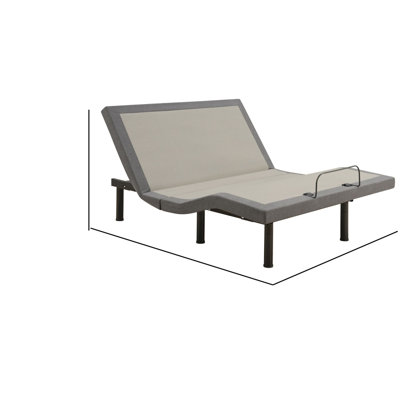 Base de lit réglable Liza, télécommande ergonomique à double inclinaison