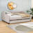 Timur Full Size 2 Drawers Upholstered Daybed Wood Slat Support-1782628331