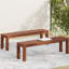 Banc 2 en bois rustique 60,09 po - Matériaux robustes, matériaux de style