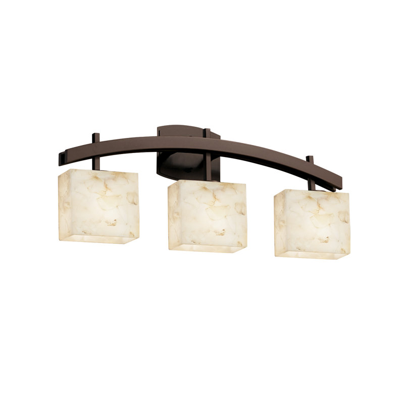 Éclairage pour meuble-lavabo 3 lumières Asae, Noir mat