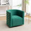 Occie Velvet Swivel Barrel Chair-2045915098