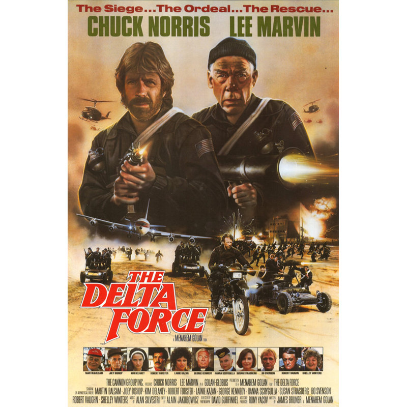 Delta Force, H 18 po x l 12 po
