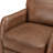 Traditional Oversize Genuine Leather Pushback Recliner-1176625773