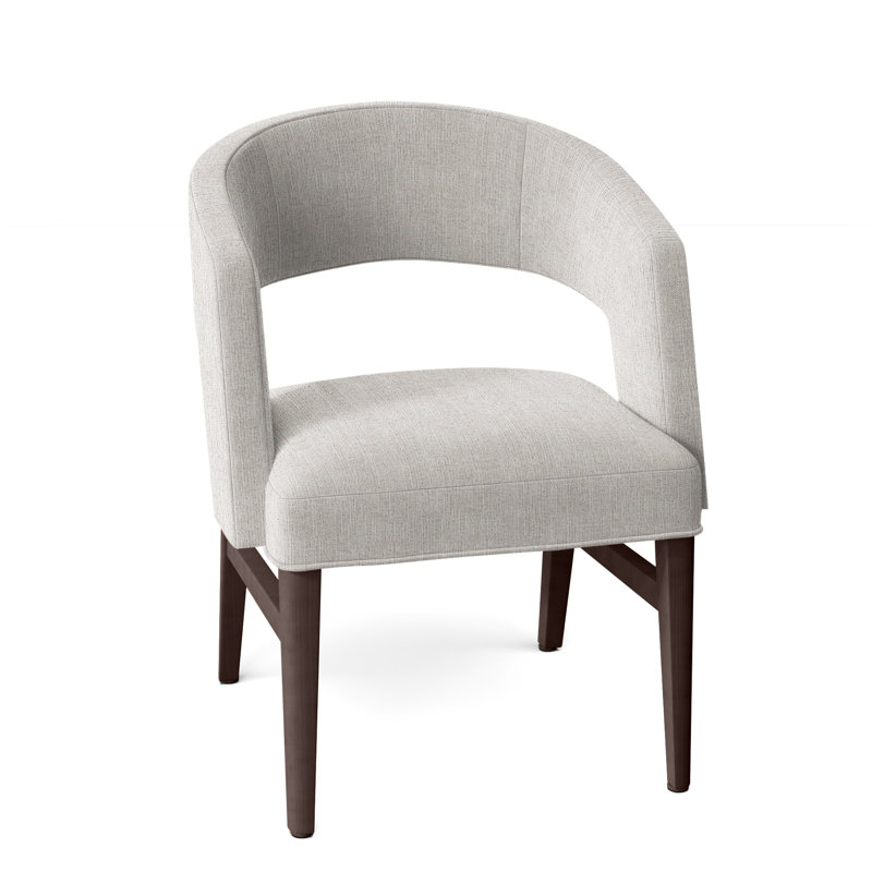 Chaise avec accoudoirs Bryant, 3156 Lin, Tabac