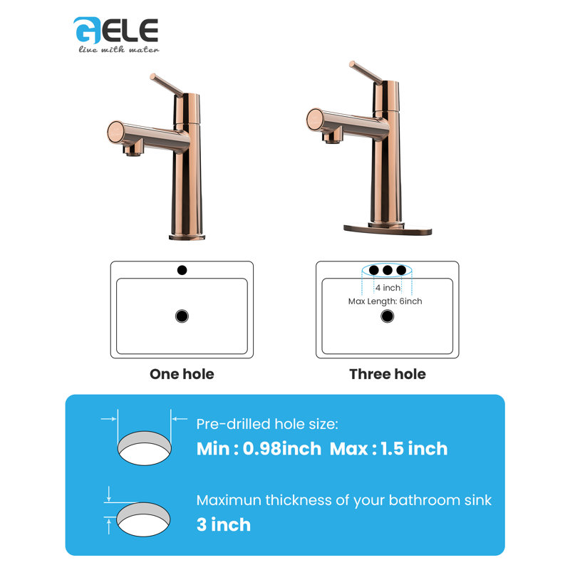 Robinet deux-en-un en zinc de style moderne pour une utilisation polyvalente dans la salle de bain