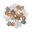 Cyprio Glass Semi Flush Mount-776424838