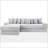 Oversize Cloud Sectional Couch, L-Shape Sofa, Convertible Floor Sleeper, No Assembly, Eight Pillows, 3-In-1, Side Pocket, Corduroy-1174164592