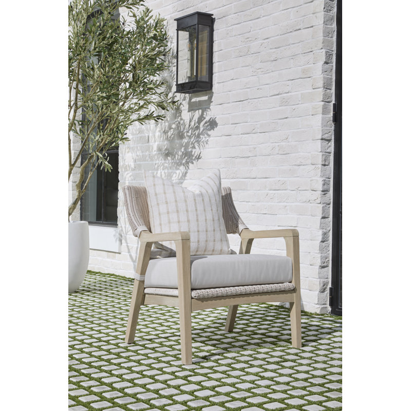 Fauteuil club d'extérieur Lucia