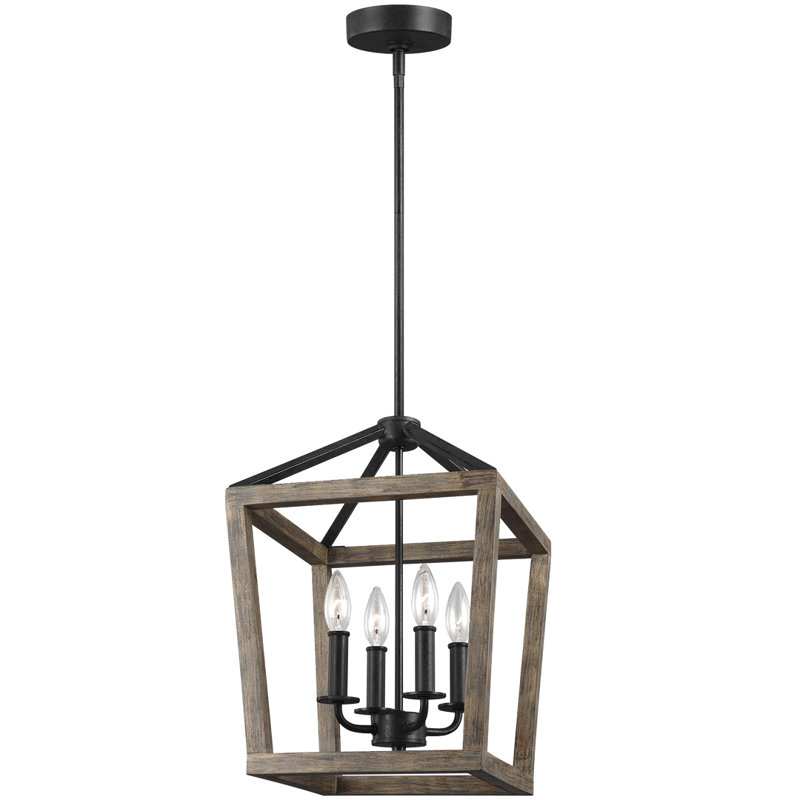 Icarus 4-Light Chandelier, H 62,5 po x l 12 po x P 12 po