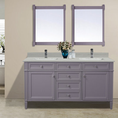 Ensemble de meuble-lavabo double 61 po Freeland