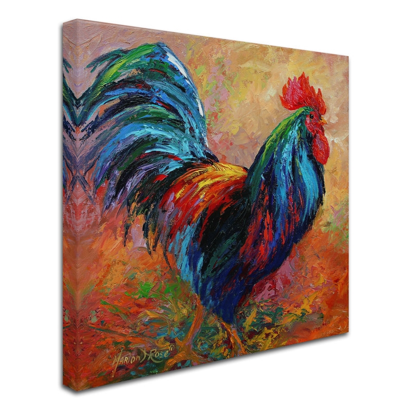 Mid-Century, 24" H x 24" W x 2" D, Wrapped Canvas