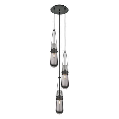 Luminaire suspendu grappe à 3 lumières Kimbolton