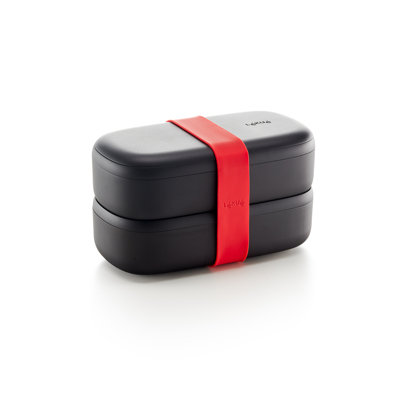 Lékué Lunchbox To Go Set Black, 1L