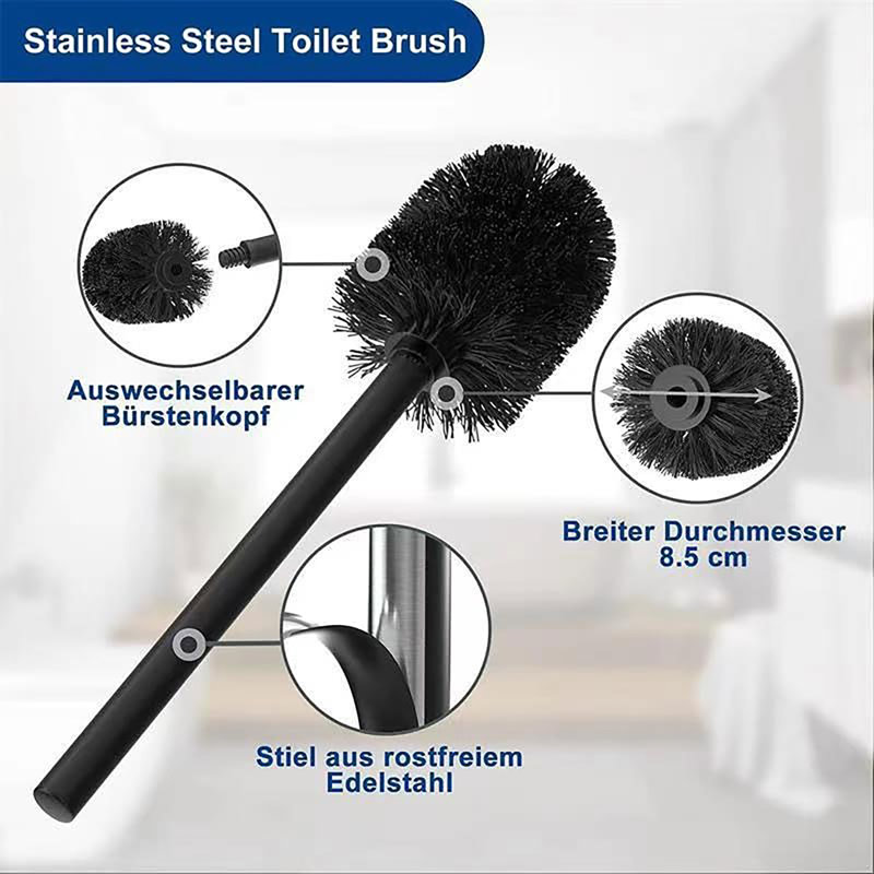 Free Standing Toilet Paper Holder, Black