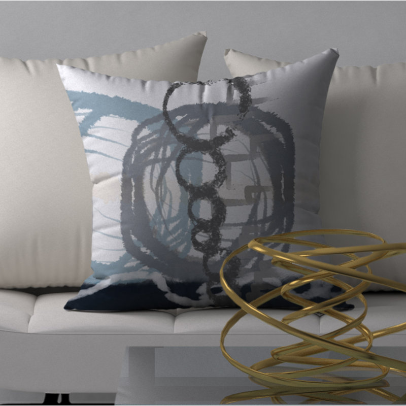 Housse de coussin carrée/insert, H 24 po x l 24 po