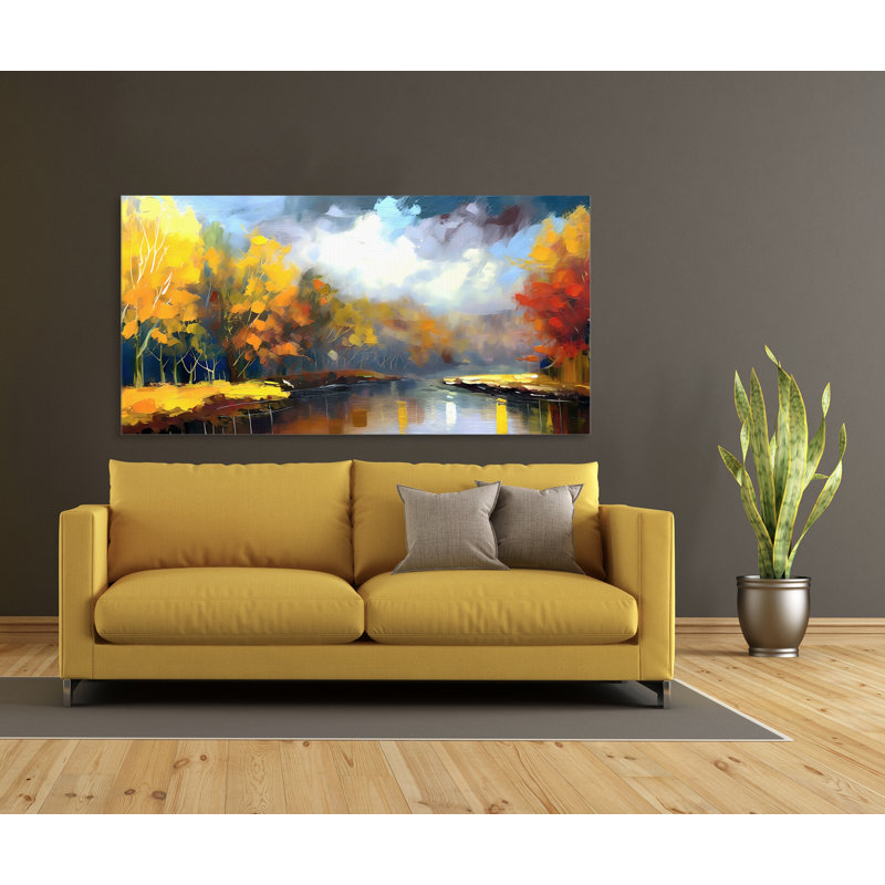 Autumn Serenade, 30" H x 60" W