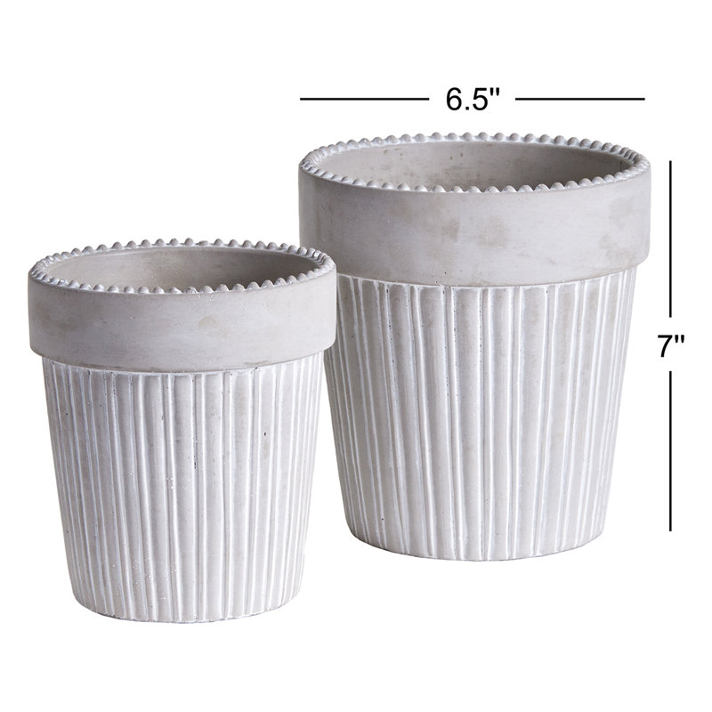 Addley Handmade Ceramic Pot Planter - Set of 2