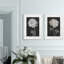 «Black and White Flowers I», ensemble de 2 reproductions d'art encadrées-1047400655-1047400651-1047400662
