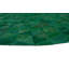Trilogia Leather Geometric Area Rug in Emerald-1686891543