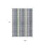 Tapis d'intérieur lavable à carreaux gris et vert menthe 9 'X 12'