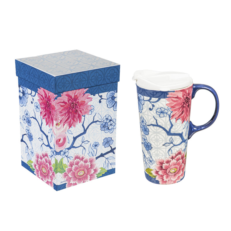 17 oz Tasse de voyage en céramique