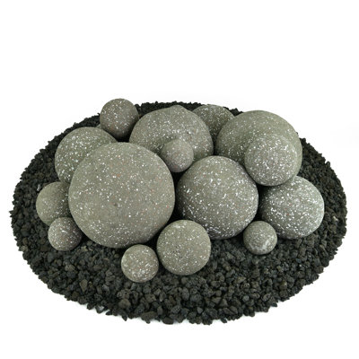 14'' Round Ceramic Fire Pit Accessory