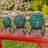 Assorted Ceramic Globe Tabletop Accents "Florence" (Set of 3)-1042972544