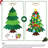 Christmas Deer People Tabletop Tree