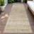 Machine Washable Indoor/Outdoor Amanda ACN2150 Striped Rug-113878152