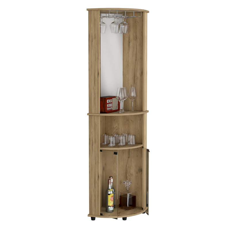 Bar 75 "H, Noyer naturel
