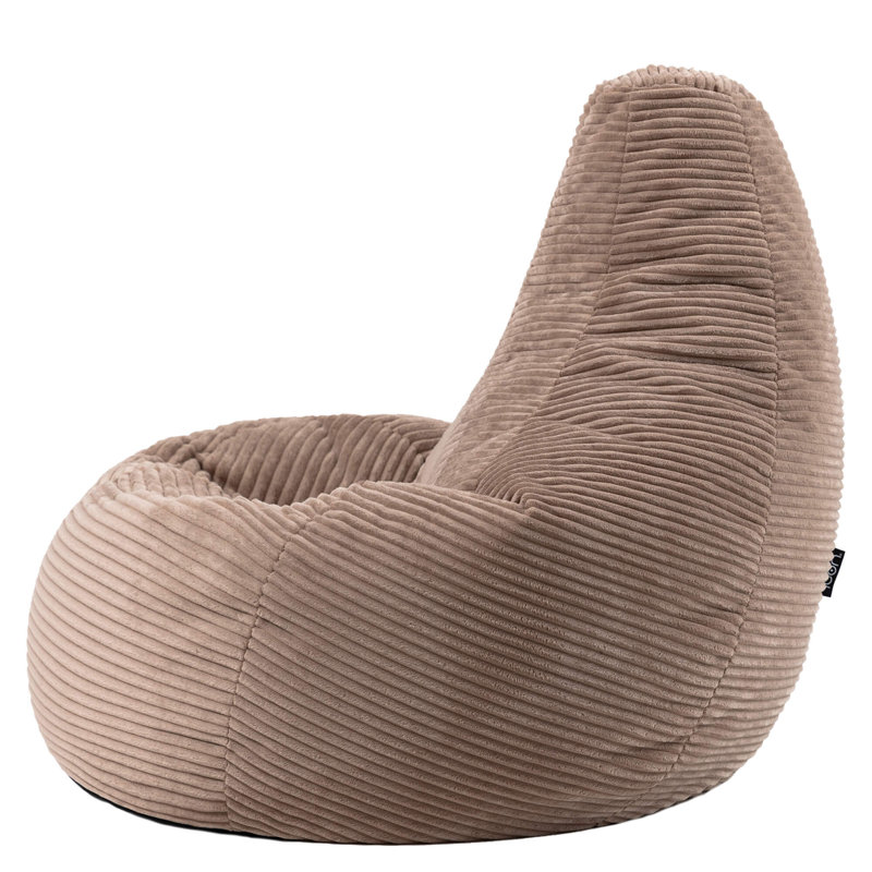 icon Dalton Medium Beanbag Corduroy Navy Blue, Brown
