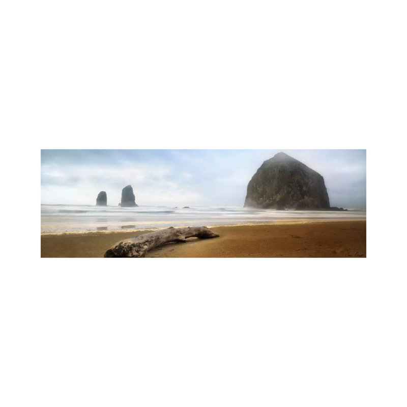From Cannon Beach II by David Drost - Wrapped Canvas Panoramic Print, 30.48 cm H x 91.44 cm W x 1.91 cm D